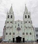 The Minor Basilica of San Sebastián is the only all-steel church in Asia.[247]