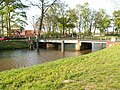 Drehbrücke in Nordhorn am Südende des Kanals