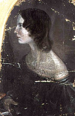 Portrét Emily Brontëové od Patricka Brontë