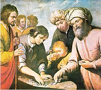 Joseph vendu par ses frères de Giovanni Andrea de Ferrari