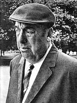 Pablo Neruda nahrává básně v americké kongresové knihovně (1966)