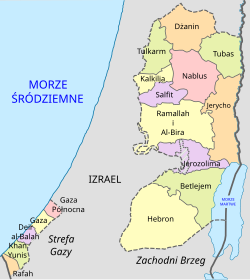 Mapa Palestyny