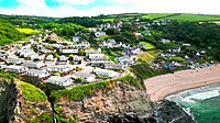 Aerial view of Tresaith