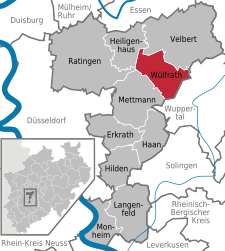 Wülfrath – Mappa