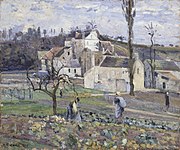 La Récolte des choux, l’Hermitage, Pontoise