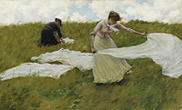 A Breezy Day, 1887. Pennsylvania Academy of the Fine Arts