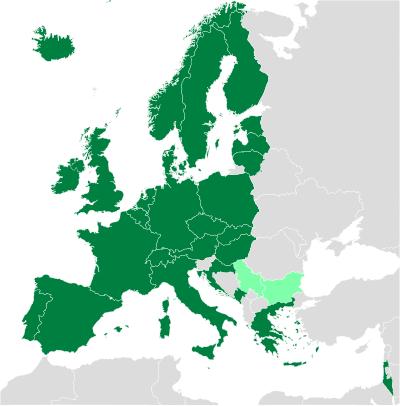 Estados membros da EMBL em 2020