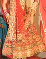 Lehenga with Gota Embroidery