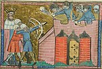 Осада Антиохии Кербогой. Из средневекового манускрипта