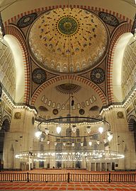 Moskeo de Sulejmano (interno)