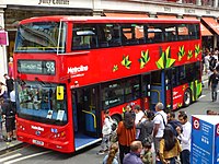 BYD dubbeldäckare BYD1472 på Regent Street i London, 2016