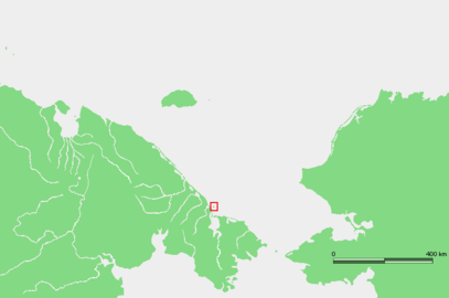 Location of Kolyuchin Island