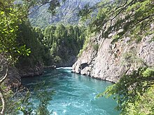 Entrée dans le Cajón de Infierno du río Futaleufú.