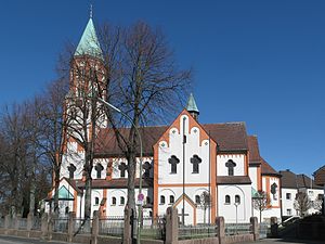 Heeren-Werve, kerk: de Herz Jesu Kirche