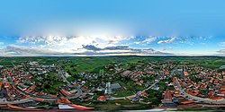 Aerial panorama of Hofheim