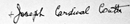 Joseph Coutts's signature