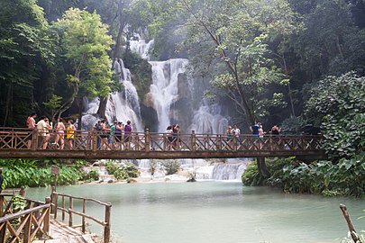 Kuang-Si-Wasserfall