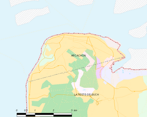 阿卡雄市镇地图
