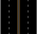 Jalan Nasional atau Tol empat lajur dengan dua jalur yang dipisah median jalan
