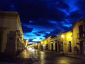 A Street in dountoun Oaxaca