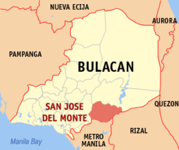 San Jose del Monte – Mappa