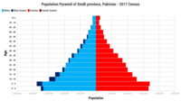 Population Pyramid of Sindh