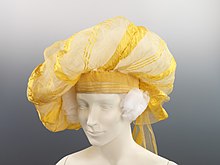 Britisk turban frå ca. 1820