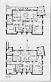 Rzuty pierwszego piętra i parteru. Źródło: „Architektura i Budownictwo” 1932, z.5, 146