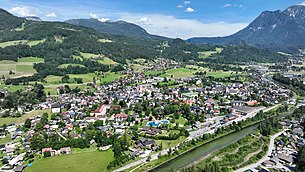 Westansicht von Bad Goisern am Hallstättersee