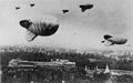 Balloons over London.