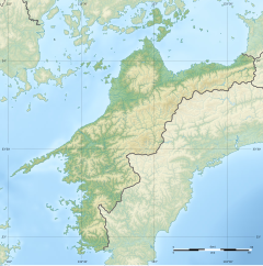 弓削島の位置（愛媛県内）