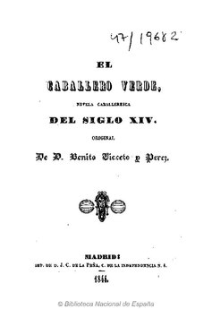 El Caballero Verde, 1844.