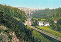 Landschaft an der Elstertalbrücke, um 1900