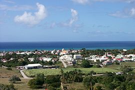 A view of Grand-Bourg, on Marie-Galante