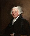 John Adams circa 1810 (Schilderij: Gilbert Stuart) overleden op 4 juli 1826