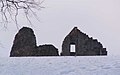 Les ruines sous la neige