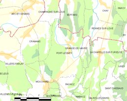 Port-Lesney – Mappa