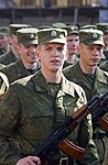 Russian soldiers wearing the older pattern of EMR