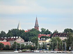 Skyline with the Evangelical church