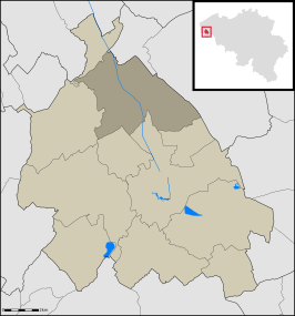 Kaart van Boezinge
