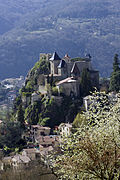 El castiellu de Saint Paul en Cornillon (yá Ródanu-Alpes)