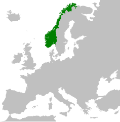 Położenie Norwegii
