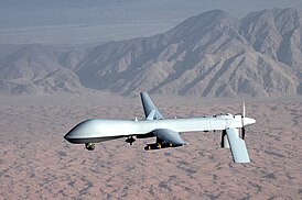 MQ-1B Predator с ракетой Hellfire, 2008 год