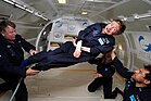 In memoriam Stephen Hawking (* 8. Januar 1942; † 14. März 2018): Sein Parabelflug in einer B 727 der Zero-G. (Bild vom 26. April 2007) KW 12 (ab 18. März 2018)