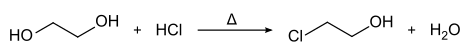 Herstellung von 2-Chlorethanol aus Ethylenglycol und Chlorwasserstoff