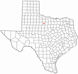 Location of Throckmorton, Texas