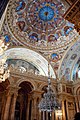 Interior of a dome at Dolmabahçe Palace