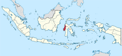 Položaj Zapadnog Sulawesija