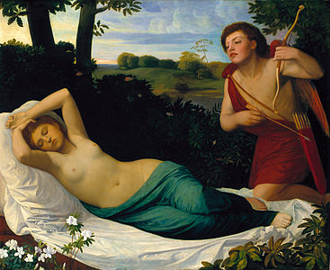 Cupidon et Psyché (avant 1867), Londres, Tate Britain.