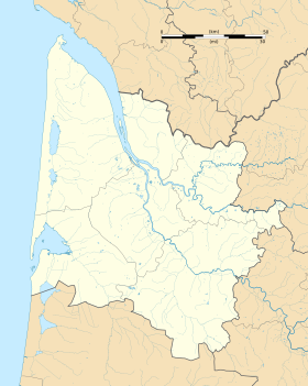 voir sur la carte de la Gironde